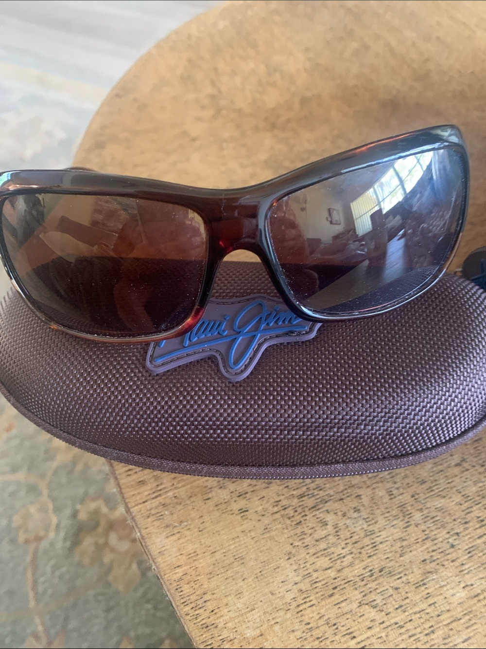 Maui Jim Women's Brown Gradient Wrap Sunglasses
